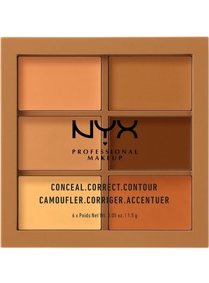 NYX Conceal, Correct, Contour Palette 6色遮瑕修容盤(預購）