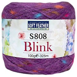 【綺妹手創雜貨】蘇菲亞 滿天星毛線 S808 Soft feather Blink 適合釘板編織圍巾