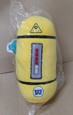 迪士尼 正版 約40公分長 怪獸電力公司 能量瓶 抱枕 靠枕 娃娃 DISNEY