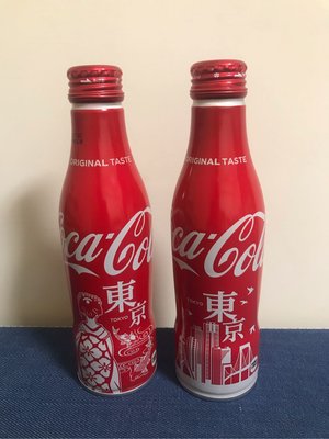 日本可口可樂城市主題250ml限量限地鋁瓶-東京傳統和服、現代建築各1瓶，共2篇
