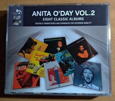 4CD【歐版/二手】Anita ODay / 8 Classic Albums Vol.2, Remastered