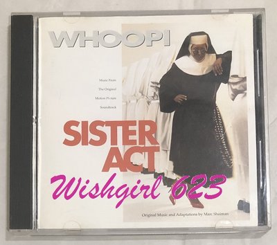經典喜劇：『Sister Act／修女也瘋狂』電影原聲帶CD (絕版)~ 琥碧戈柏、瑪吉史密斯、配樂、o.s.t