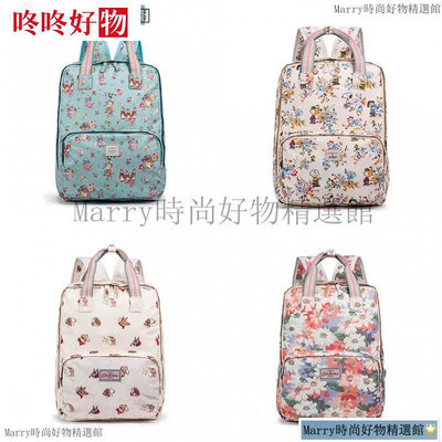 新品促銷 英倫名品cath kidston後背包 印花防水多功能媽咪包 學生書包 休閒背包大容量電腦包~咚咚好物~