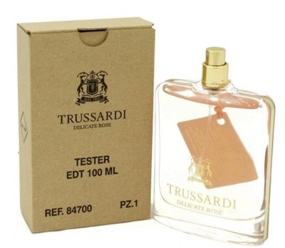 TRUSSARDI Delicate Rose 晶漾玫瑰女性淡香水 100ml tester/1瓶-新品正貨