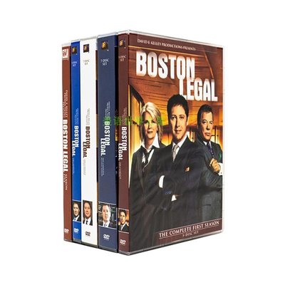 美劇波士頓法律 1-5季 Boston Legal 28碟DVD 英文發音