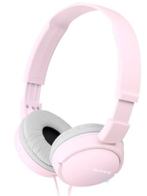 平廣 送袋 SONY MDR-ZX110 粉紅色 耳機 耳罩式 可折疊 台灣公司貨附保卡保固1年 ( ZX100新款 )