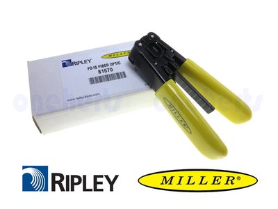 美國原裝 RIPLEY MILLER 米勒 皮線開剝器 FO-IS FIBER OPTIC 81570 扁線光纖開剝器