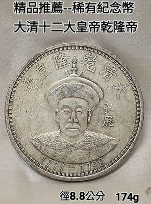 精品推薦--稀有紀念幣大清十二大皇帝  大清十二皇帝銀幣未流通的紀念幣之一，作為近代銀元"十大珍"之首其精湛的工藝與收藏價值一直為世人驚歎，目前存世量及其稀少。