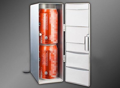 60【包大人】台灣保固冷熱兩用 usb小冰箱 大號冰箱 迷你USB冰箱 保冷/保熱 冬夏季可用