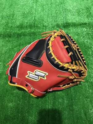 棒球世界全新ssk全牛系列(DWGM4721)棒球補手手套紅色特價