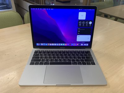 台中 全新電池 2017年 MacBook Pro 13吋 i5 (2.3) 8G 256G 銀色 1次