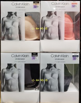 【小如的店】好市多代購~Calvin Klein CK 凱文克萊 女舒適軟鋼圈內衣/胸罩(2件組) 1211078