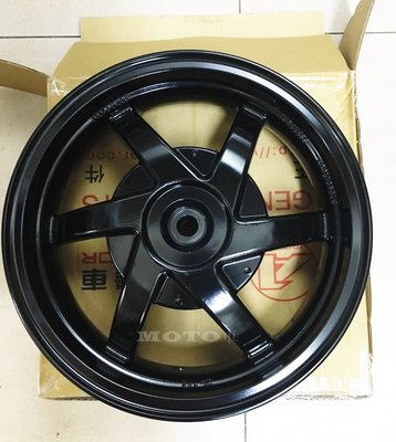 《MOTO車》宏佳騰 原廠 OZ150 黑色 12吋 後輪框