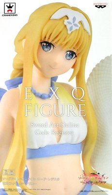 日本正版 景品 刀劍神域 代碼寄存器 SAO 愛麗絲 EXQ 公仔 模型 日本代購