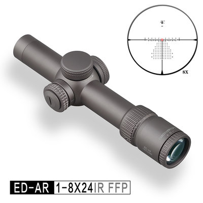 【磐石】發現者DISCOVERY狙擊鏡 瞄準鏡 ED-AR 1-8X24IR前置風偏分化-DI8762