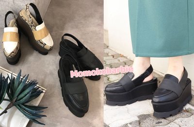 ☆搖滾甜心【AE0332】日本2020日單SLY EMODA GYDA murua MOUSSY復古個性厚底鞋涼鞋械型鞋