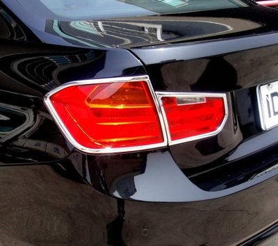 《※金螃蟹※》 寶馬 BMW 3 F30 2012年~UP系列 鍍鉻 後燈框 尾燈框  改裝 精品 配件 外銷德國