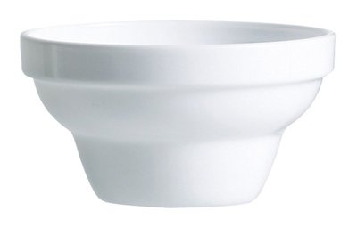 法國樂美雅 純白圓柱缽(強化)11.9cm~ 連文餐飲家 餐具的家 湯碗 湯盤 麵碗 造型碗 強化玻璃瓷
