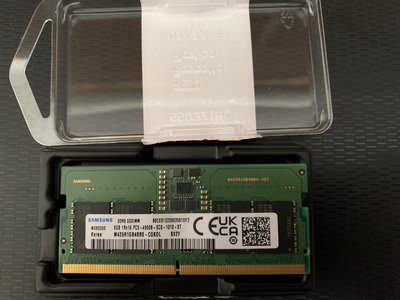 三星 SAMSUNG 海力士 Hynix DDR5 4800 5600  8GB SODIMM 筆記型記憶體 新筆電換下來的
