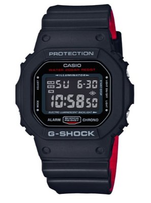 【萬錶行】CASIO G SHOCK 復古 簡約設計 經典錶款 DW-5600HR-1