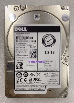 原裝DELL ST1200MM0198 0FR6W6 FR6W6 1.2T SAS 10K 2.5 12GB硬碟