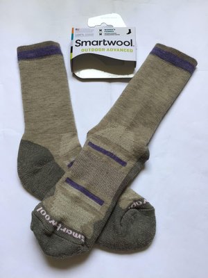 當季現貨 男女共用 Smartwool Outdoor Advanced Crew 中厚度避震美麗諾戶外運動襪