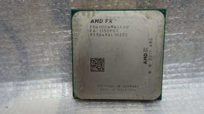 AMD FX 4100 ,,3.7GHz / 4核心 ,, AM3+腳位  ,,無散熱風扇
