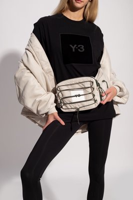 Y3 全球特別限定！奶茶色米色淺卡其色~多功能～側背包、腰包、斜背包、肩背包~多機能款包