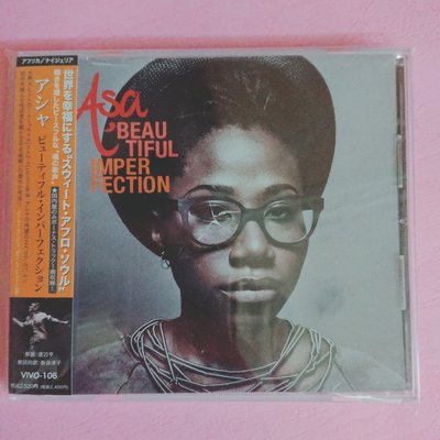 Asa Asha Beautiful Imperfection 日本版 CD 流行 節奏藍調 B27 VIVO-106