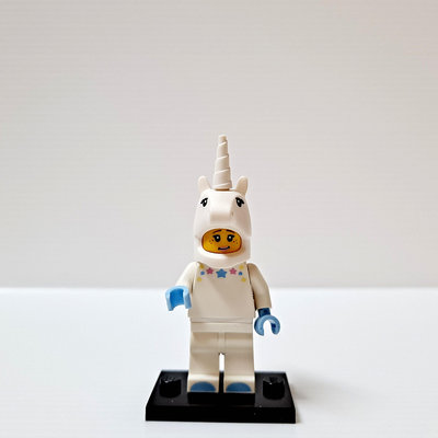 [ 三集 ] 積木 LEGO 樂高 71008 第13代迷你人偶公仔 獨角獸女孩 含說明書 包裝袋 二手品 H8