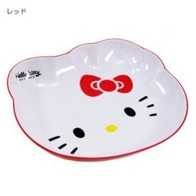 HELLO KITTY 樹脂盤 水果平盤 米飯盤子 碟子 0063
