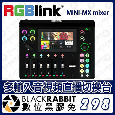 黑膠兔商行【RGBlink MINI-MX mixer 多輸入音視頻直播切換台 4K HDMI 2.0 HDCP】直播  導播機  視頻  4K HDMI