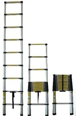 【友購站】2.6米 多功能 伸縮梯 伸縮直梯 單邊梯  鋁梯 關節梯 家用梯  一字梯 堅固耐用