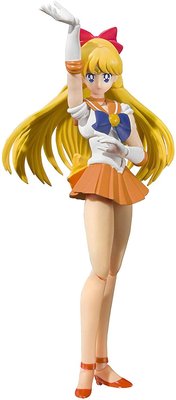 日本正版 萬代 S.H.Figuarts SHF 美少女戰士 金星仙子 水手金星 動畫版 可動 公仔 模型 日本代購