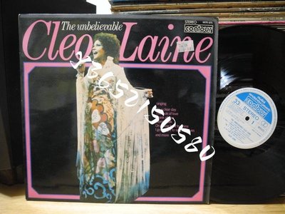 CLEO LAINE THE UNBELIEVABLE 1975 LP黑膠