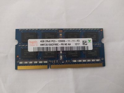 海力士 4GB DDR3-1600 1.5V So-Dimm 筆記型記憶體