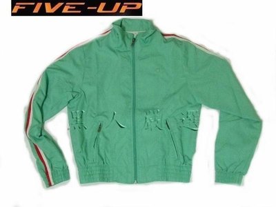 FIVE UP 粉嫩綠束口 防曬 防風外套 經典紅白條紋設計款 共3色《WJ002》