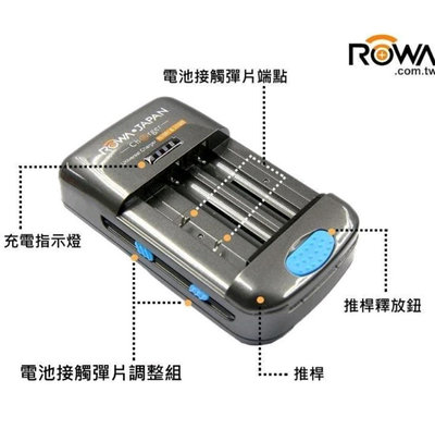 樂華 ROWA BM004 萬用充電器 支援USB充電 3、4號電池可用