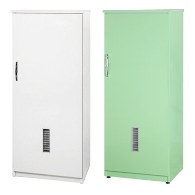 【在地人傢俱】20 環保塑鋼系列-綠色/白色2.1尺雨衣/掃具整理櫃/清潔櫃/工具櫃 GT183-01