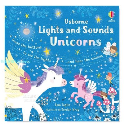 【預 售】獨角獸的燈光與聲音 Lights and Sounds Unicorns 英文兒童繪本 圖書外版書籍USBORNE