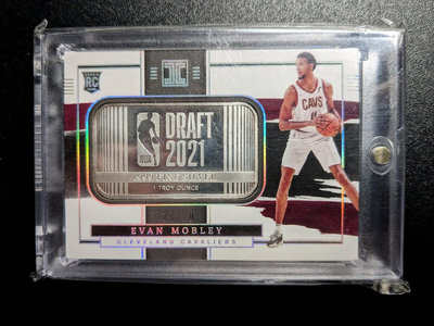 2021-22 Evan Mobley RC Impeccable 銀塊新人厚卡 非LeBron Kobe Cade Doncic Curry PSA10
