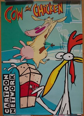 雞與牛 (Cow And Chicken) - Cartoon Network - 美國原版節目海報(1999年)