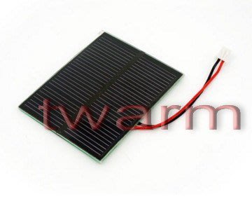 《德源科技》r) 5.5V 100mA 太陽能充電板 0.5W Solar Panel 55x70