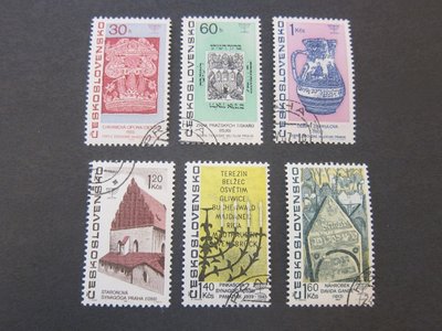 出國休假中【雲品五】捷克Czech Republic 1967 Sc 1475-80 set FU 庫號