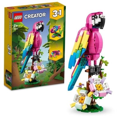 現貨 LEGO 樂高 31144 Creator 3合1創作系列 異國粉紅鸚鵡 全新未拆 公司貨