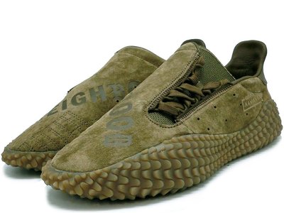 =CodE= ADIDAS ORIGINALS KAMANDA 01 X NBHD 麂皮側綁慢跑鞋(綠)B37340預購