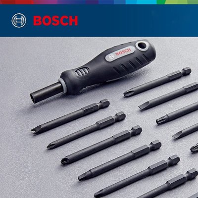 【台灣公司-保固】BOSCH博世37件套十字螺絲刀批頭組合套裝電動起子機家用組合工具