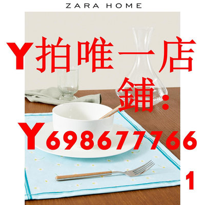 Zara Home INS風樹葉印花隔熱墊純棉家用餐墊2件裝 44231023500