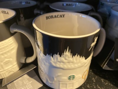 代購 星巴克 STARBUCKS 菲律賓 Boracay 長灘島 浮雕 立體 城市杯 城市馬克杯 咖啡杯