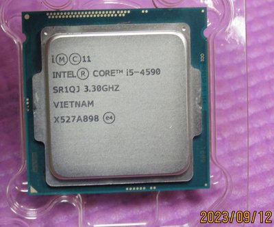 【1150 腳位】 Intel®  Core™ i5-4590 第四代處理器 6M快取，最高3.70G  四核心四執行緒